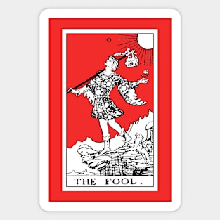 Rider Waite Tarot Major Arcana The Fool Magnet